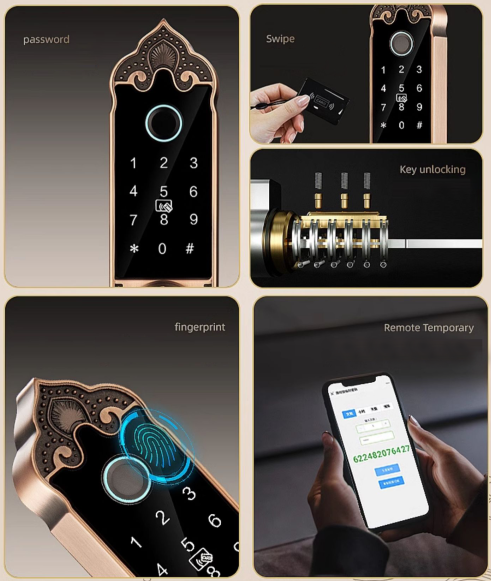 Khóa Điện Tử AVOLOCK AC-993 Red Bronze