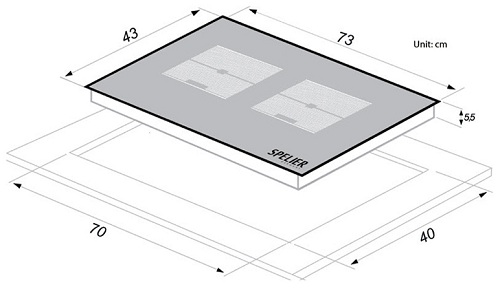 Bếp Từ Đôi SPELIER SPM-868I