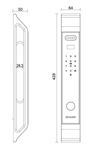 Khóa điện tử SHARP S9-FV