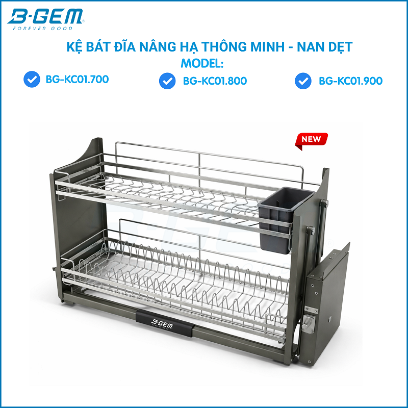 Kệ Bát Nâng Hạ B-gem BG-KC01.700 | KC01.800 | KC01.900