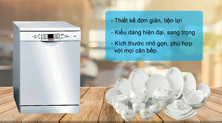 Máy Rửa Chén BOSCH HMH.SMS63L02EA | Serie 6