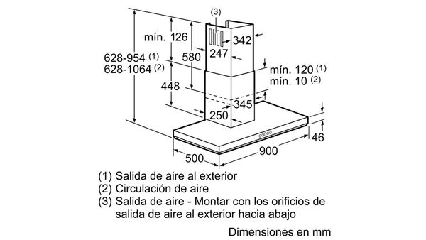 Máy hút mùi BOSCH DWB091U50|Serie 8