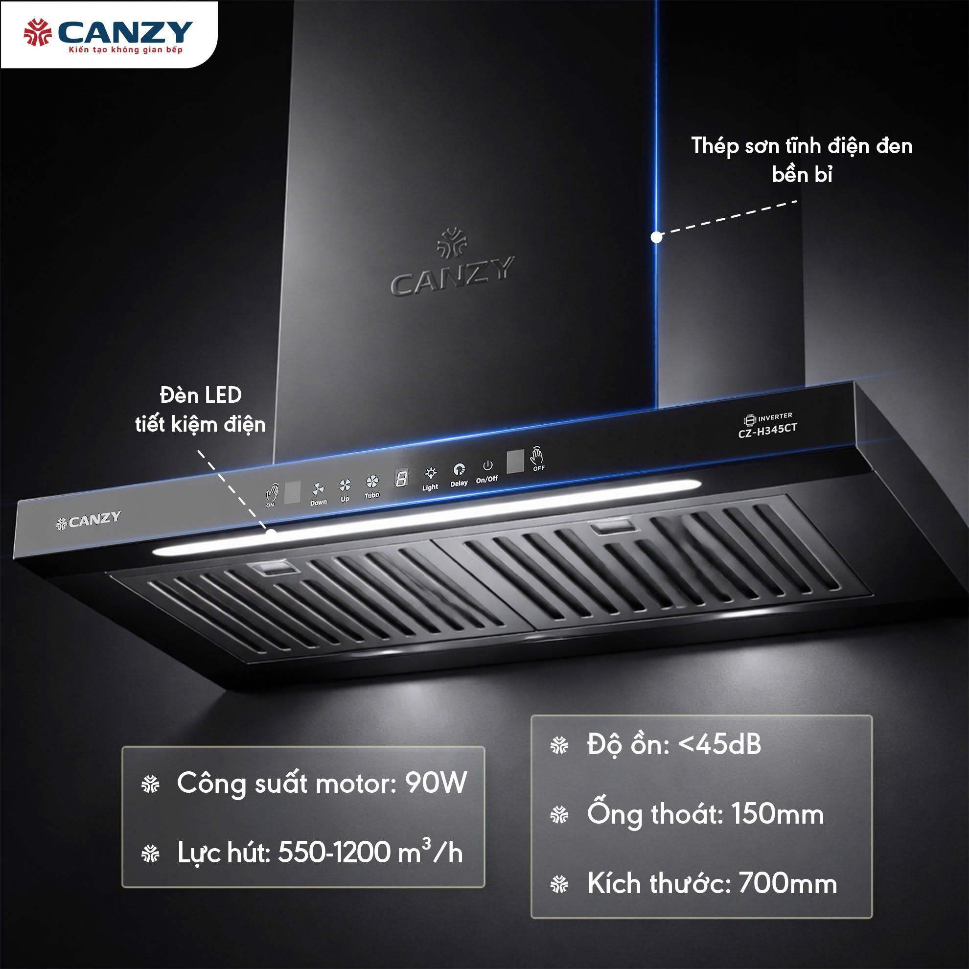 Máy Hút Mùi CANZY CZ-H345CT
