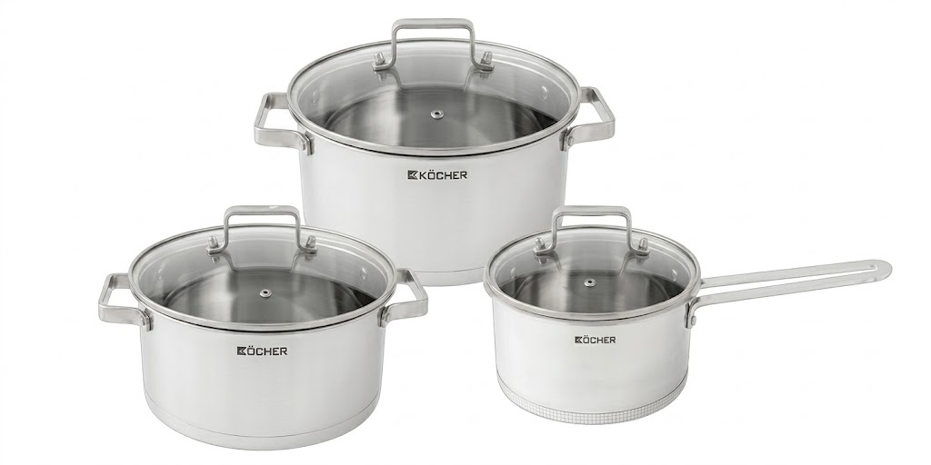 BỘ NỒI KOCHER LUMI 3 MÓN