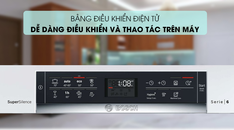 Máy Rửa Chén BOSCH HMH.SMS68PW01E | Serie 6