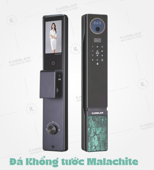 Khóa Điện Tử KASSLER KL-899 PLUS Black Malachite APP Tuya Remote