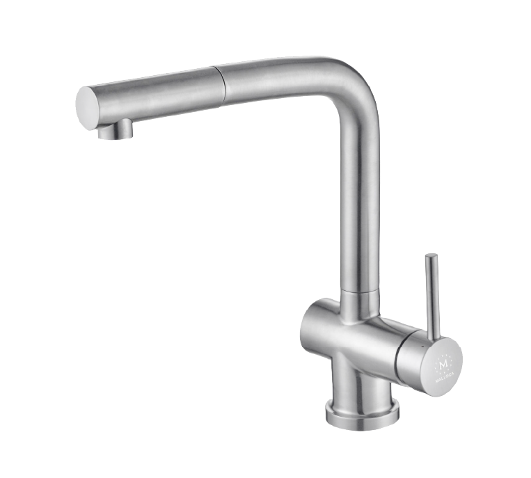 Vòi nóng lạnh dây rút inox Malloca K103-SS