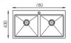 Chậu rửa bát B-GEM BG-7843