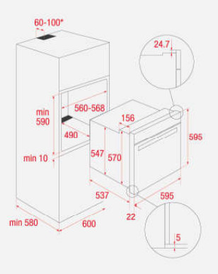 Lò Nướng Teka HLB 8400 BK