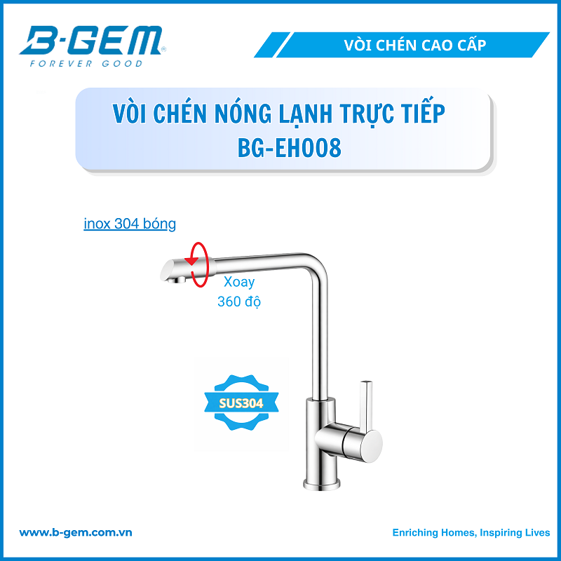 Vòi Rửa B-GEM BG-EH008