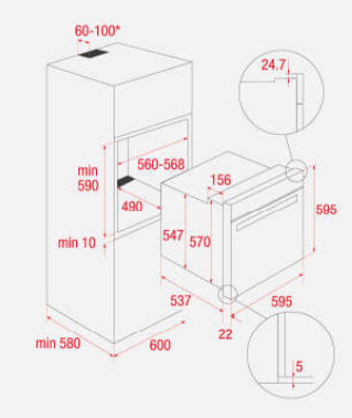 Lò Nướng Teka HLB 8600 BK