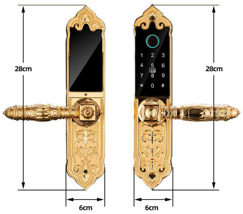 Khóa Điện Tử AVOLOCK AC-993 Red Bronze