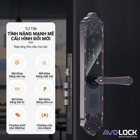 Khóa Điện Tử AVOLOCK AC-9705-G