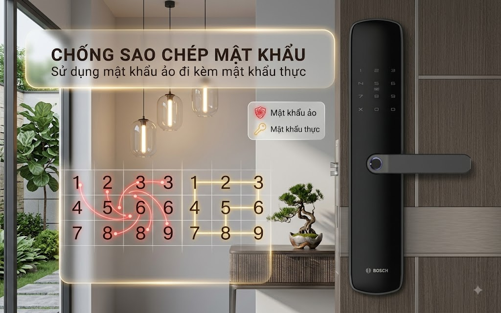 Khóa Điện Tử BOSCH ID60C Cosmic Black