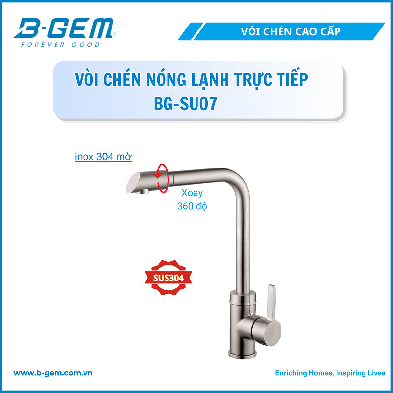 Vòi Rửa B-GEM BG-SU07