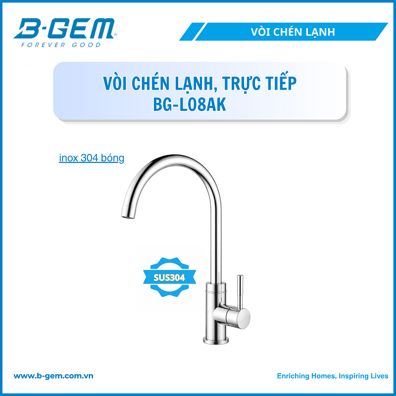 Vòi Rửa B-GEM BG-L08AK