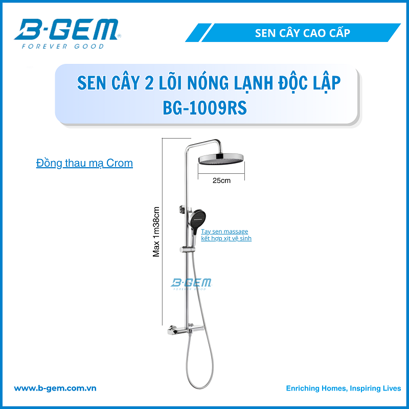 Sen Tắm B-GEM BG-1009RS