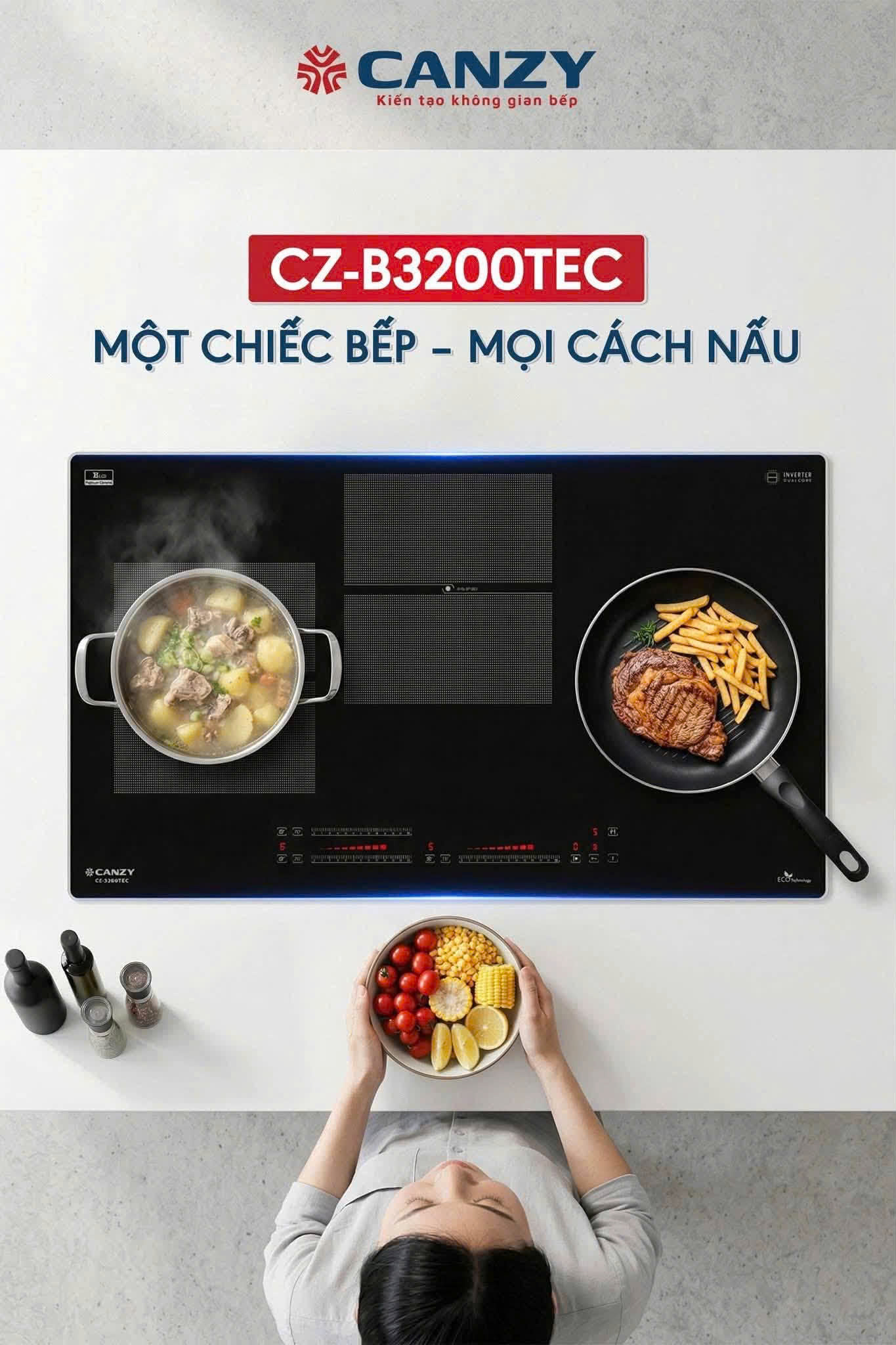 Bếp Điện Từ Canzy CZ-B3200TEC