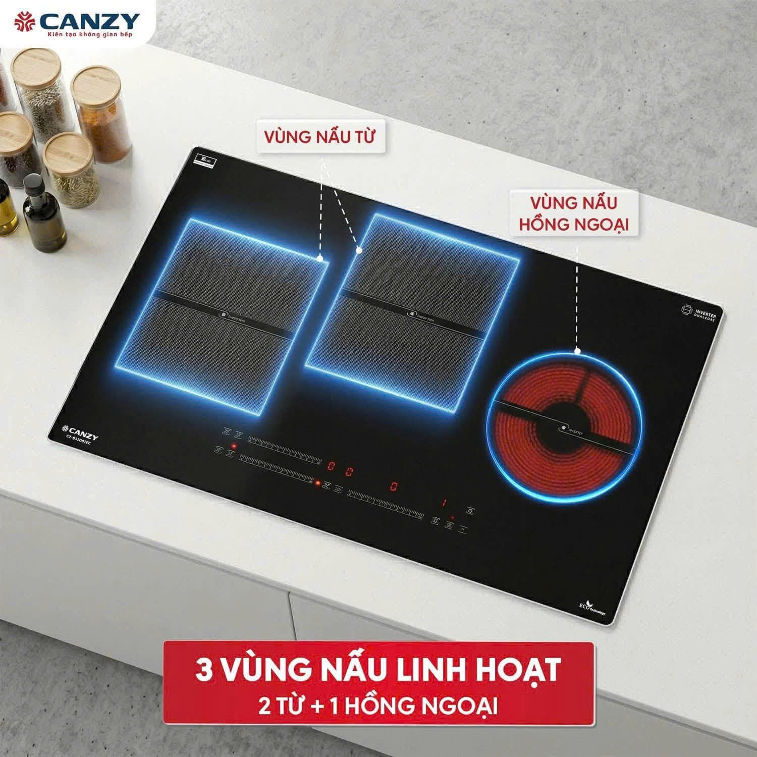 Bếp Điện Từ Canzy CZ-B3200TEC
