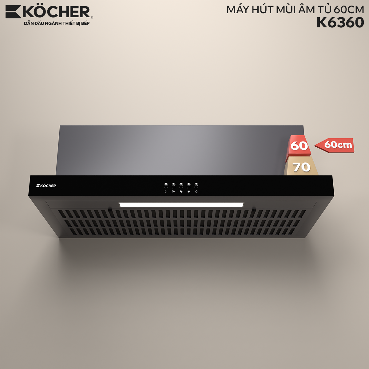 Máy Hút Mùi KOCHER K-6360 60