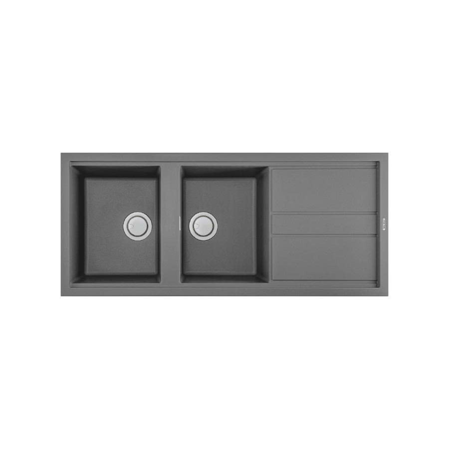Chậu rửa đá Granite 2 hố Titanium K-50073