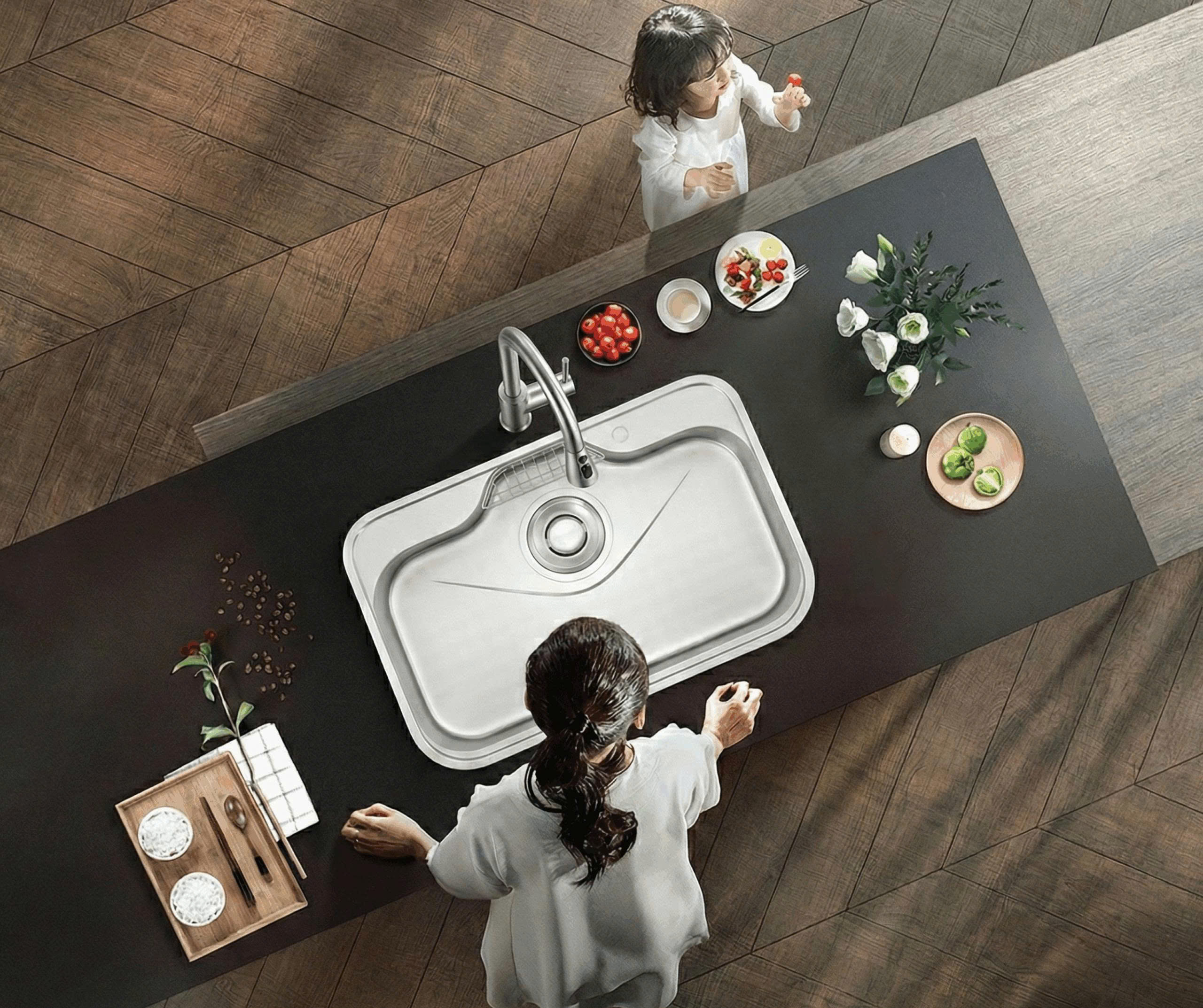 Chậu rửa bát Kocher TERA S7848