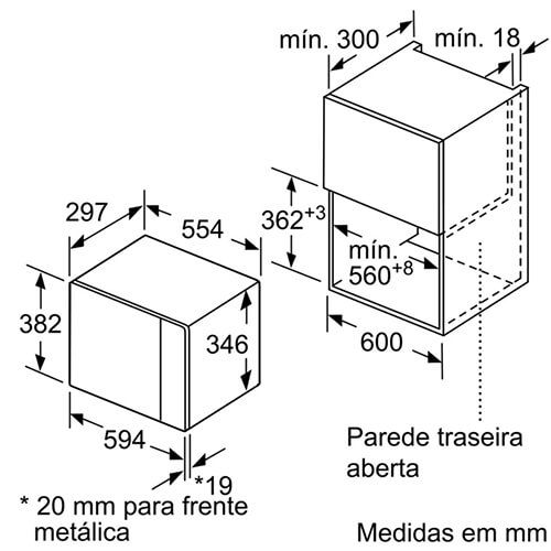 Lò vi sóng âm tủ BOSCH BEL523MS0|Serie 6