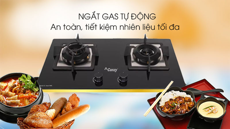 Bếp gas âm Canzy CZ Smart 788G - 8