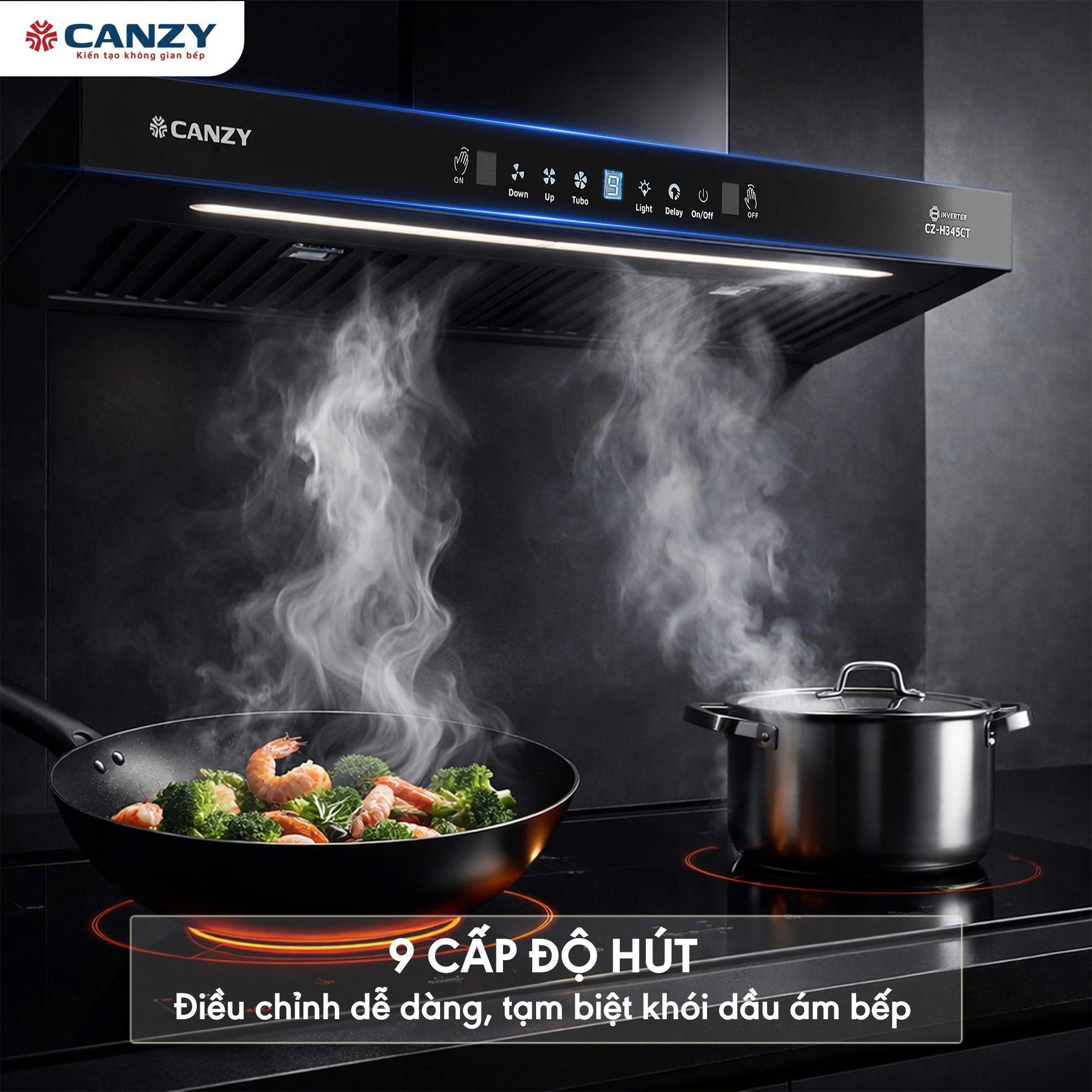 Máy Hút Mùi CANZY CZ-H345CT