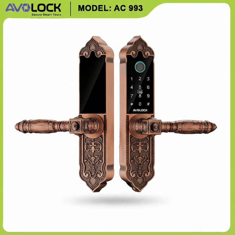 Khóa Điện Tử AVOLOCK AC-993 Red Bronze