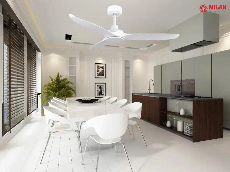 Quạt Trần FENGYE-MILAN FY533 Màu Trắng