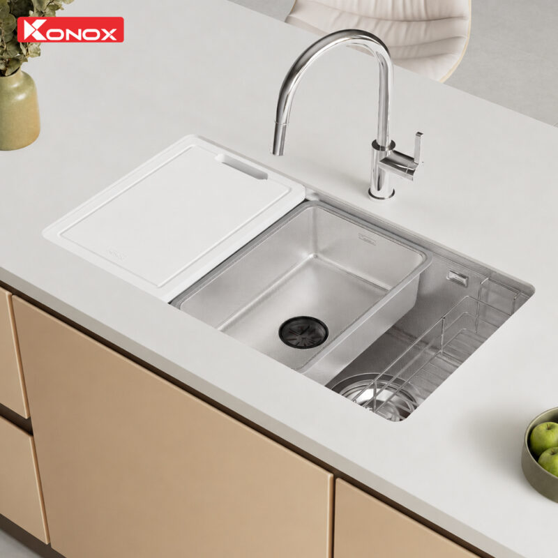 Chậu rửa bát KONOX Dekor JP8044SU-R