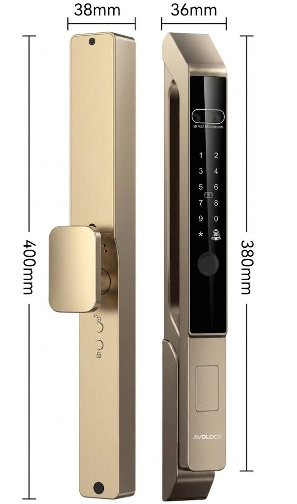 Khóa Điện Tử AVOLOCK AN-398 Gold