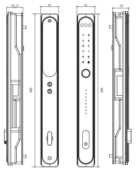 Khóa Điện Tử AVOLOCK AN-388 Bronze