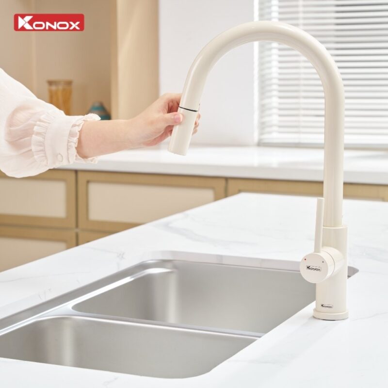 Vòi rửa bát KONOX Reno Smart Nude