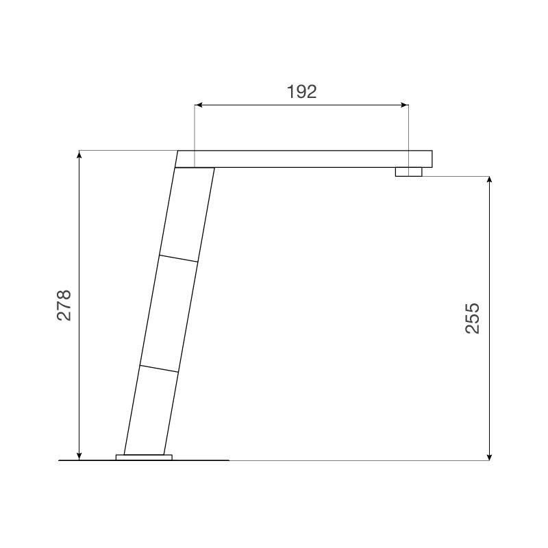 Vòi nóng lạnh đồng thau sơn phủ Malloca K131BL