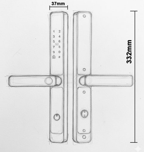 Khóa Điện Tử AVOLOCK AN-382 Black