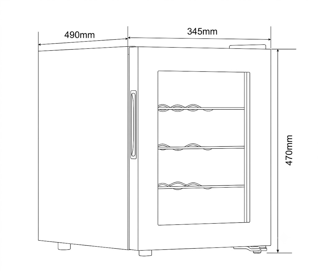 Tủ Rượu Vang KOCHER KWEU-1012BPRO