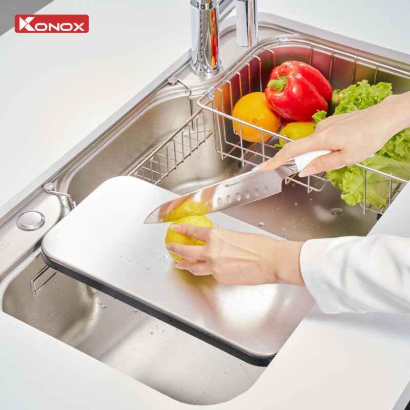 Chậu rửa bát KONOX Workstation Sink Dekor 8048SU