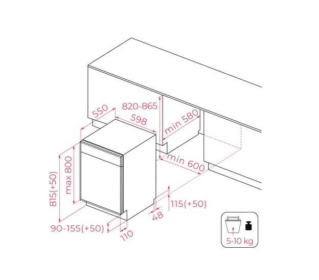 Máy rửa chén TEKA DFI 46760