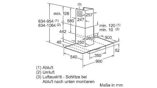 Máy hút mùi BOSCH DWA09D650|Serie 4