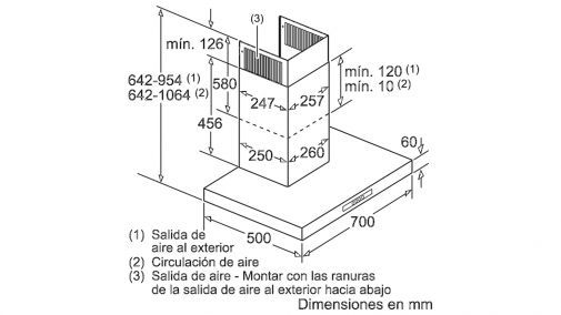 Máy hút mùi BOSCH DWB07W651|Serie 2