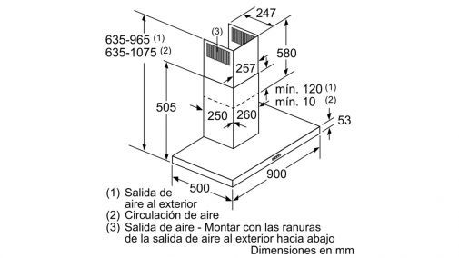 Máy hút mùi BOSCH DWB97IM50|Serie 4