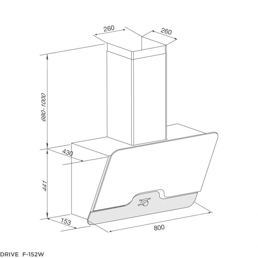 Máy Hút Mùi Malloca DRIVE F152W