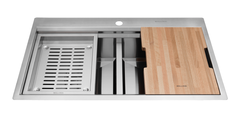 Chậu rửa đôi không cánh Slide Malloca MS 862