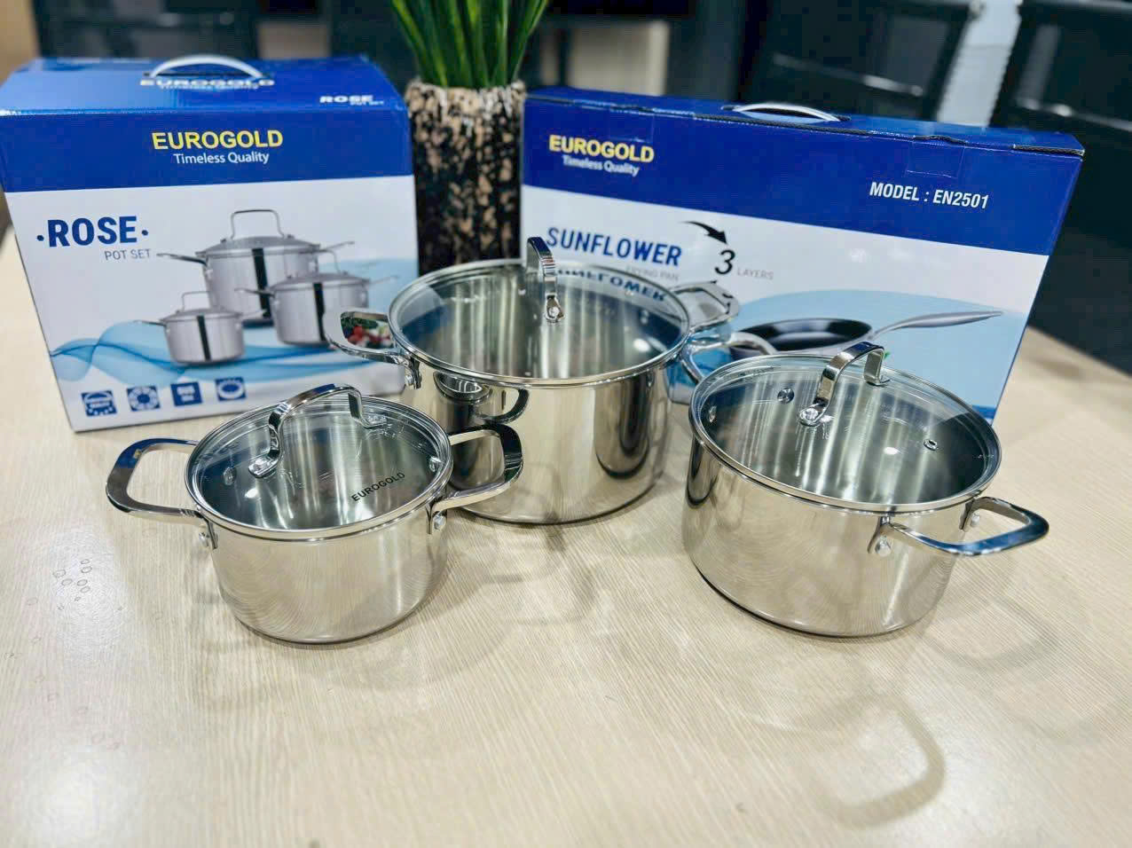 Bộ nồi EUROGOLD EN2533