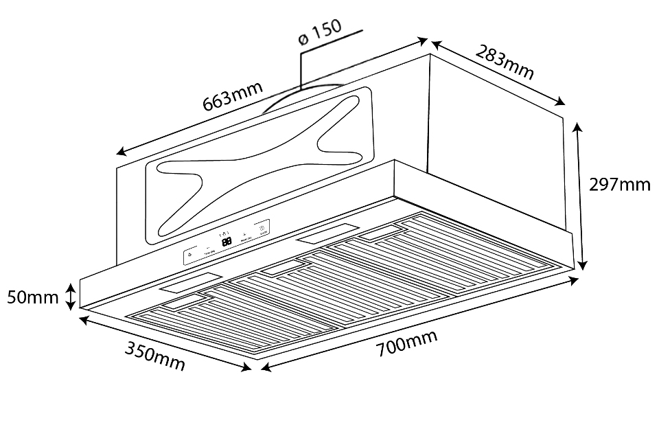 Máy Hút Mùi KOCHER TURBO X-668N