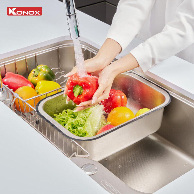 Chậu rửa bát KONOX Workstation Sink Dekor 8048SU