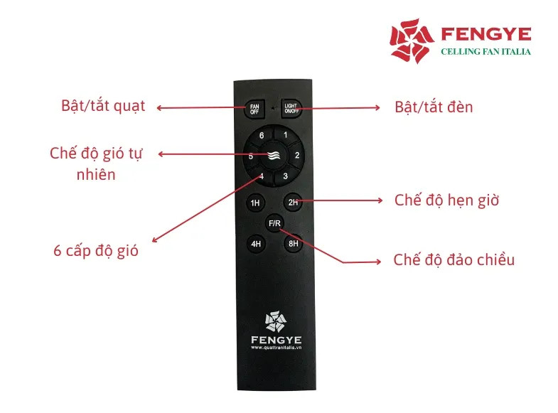 Quạt Trần FENGYE FY503 KĐ