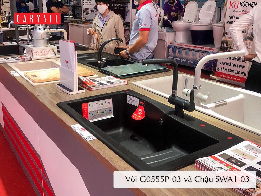 Vòi Rửa Bát Carysil G-0555P-03